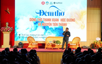 Đêm thơ Thanh xuân - Học đường và Nguyễn Tiến Thanh