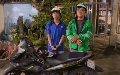 Bắt giữ nhóm trộm xe máy giả danh tài xế xe ôm công nghệ