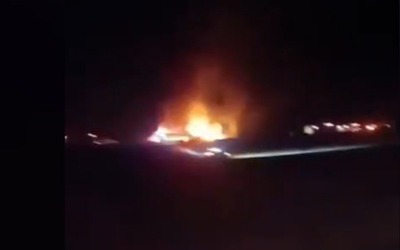 45 người tử vong khi xe buýt đâm vào xe chở dầu rồi bốc cháy