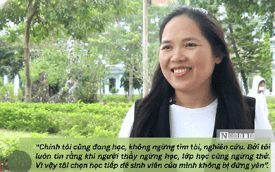 "Nữ tiến sĩ của làng" miệt mài dạy chữ, lặng thầm gieo yêu thương