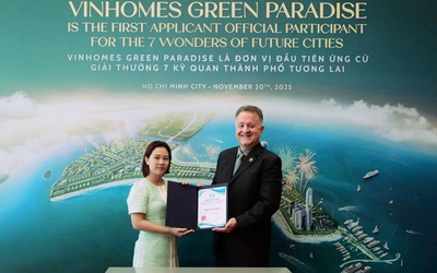Vinhomes Green Paradise được công nhận là ứng viên đầu tiên của “7 Kỳ quan Đô thị Tương lai” thế giới