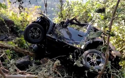 6 thanh niên tử vong khi ô tô rơi xuống vực sâu 150 mét