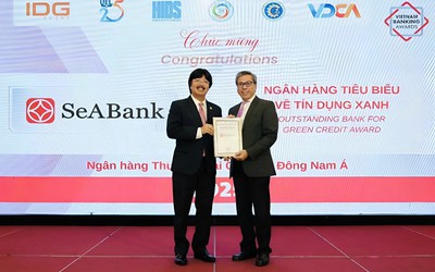 SeABank khẳng định dấu ấn bền vững với 2 giải thưởng Ngân hàng Việt Nam tiêu biểu