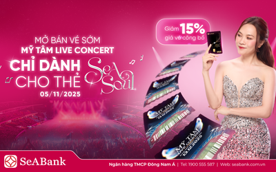 SeABank mang cơ hội săn vé miễn phí cho khách hàng trải nghiệm Mỹ Tâm Live Concert 2025