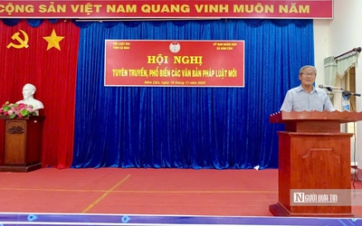 Hội Luật gia Cà Mau lan tỏa kiến thức pháp lý về môi trường và quyền trẻ em đến vùng sâu