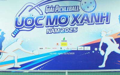 Giải "Pickleball Ước Mơ Xanh 2025" khai mạc vào sáng nay 23/11