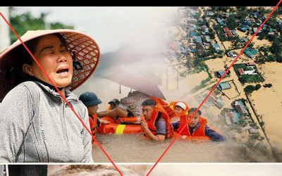 Bộ Công an cảnh báo về tin giả, video AI ngụy tạo mưa lũ miền Trung