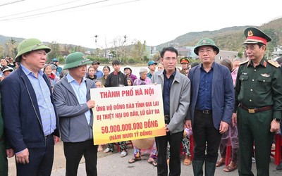 Hà Nội hỗ trợ Gia Lai thêm 200 tỷ đồng để khắc phục hậu quả mưa lũ