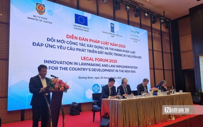 Bộ trưởng Bộ Tư Pháp Nguyễn Hải Ninh: "Đưa thể chế, pháp luật thực sự trở thành lợi thế cạnh tranh quốc gia"