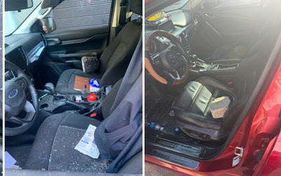 Bắt đối tượng người nước ngoài đập kính hàng loạt ô tô