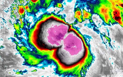 Bão Kalmaegi "mạnh lên từng ngày", mắt bão sắc nét