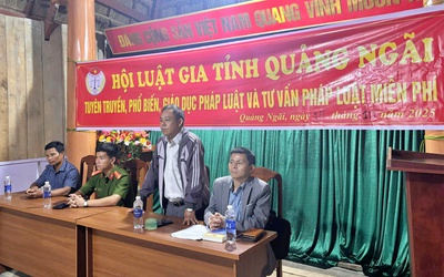 Quảng Ngãi sẽ tổ chức 2 điểm tư vấn pháp luật miễn phí cho nhân dân
