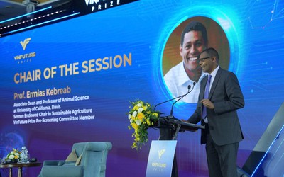 GS. Ermias Kebreab: Giải thưởng VinFuture tạo nên không gian đối thoại mở hiếm thấy