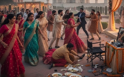 Gia đình cô dâu, chú rể ẩu đả trong đám cưới, khách mời bỏ chạy