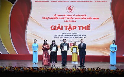 Tôn vinh những tác phẩm báo chí vì sự phát triển văn hóa Việt Nam