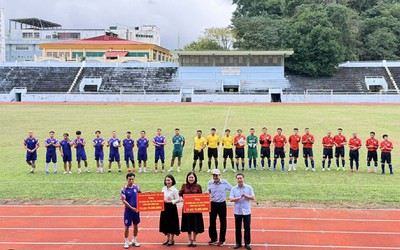 Liên đoàn Bóng đá tỉnh Lạng Sơn tổ chức giao lưu bóng đá, lan tỏa tinh thần thể thao và thiện nguyện