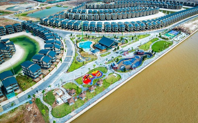 Bộ đôi công viên chuẩn Nhật - Bảo vật của “làng trường thọ” The Komorebi trên đảo Vũ Yên