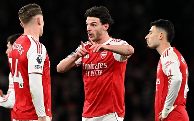 Biến động phòng thay đồ Arsenal, Declan Rice và dàn sao nổi giận