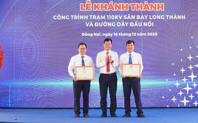 Khánh thành Trạm biến áp 110kV sân bay Long Thành và đường dây đấu nối cấp điện cho sân bay lớn nhất cả nước