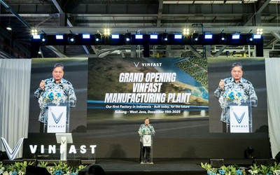VinFast chính thức khánh thành nhà máy xe điện tại Subang, Indonesia