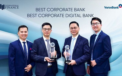 VietinBank nhận cú đúp giải thưởng quốc tế dành cho ngân hàng doanh nghiệp