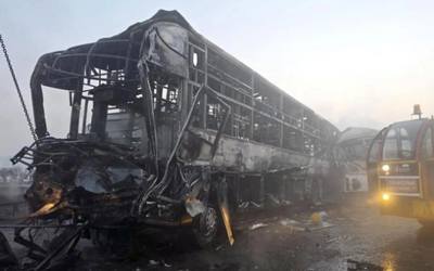 Tai nạn liên hoàn trên đường cao tốc khiến 13 người tử vong