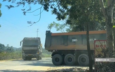 Thanh Hóa: Mỏ đất chưa cấp phép đấu nối với quốc lộ, gây ô nhiễm môi trường dừng hoạt động