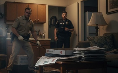 Đi bắt tội phạm, cảnh sát phát hiện thứ đáng sợ trong ngôi nhà