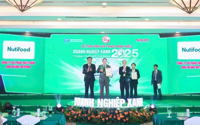 Nutifood được trao danh hiệu doanh nghiệp xanh TP. Hồ Chí Minh 2025