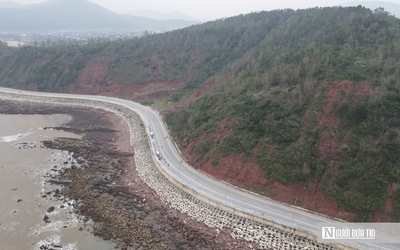 Toàn cảnh tuyến đường ven biển hơn 4.600 tỷ đồng ở Nghệ An trước ngày về đích