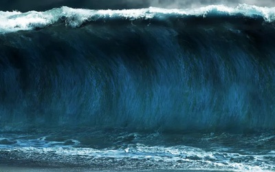 Vệ tinh của NASA đã chụp được một bức ảnh kinh hoàng về một trận sóng thần khổng lồ