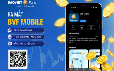 Baoviet Fund ra mắt ứng dụng BVF Mobile, ứng dụng đầu tư và giao dịch chứng chỉ quỹ thông minh
