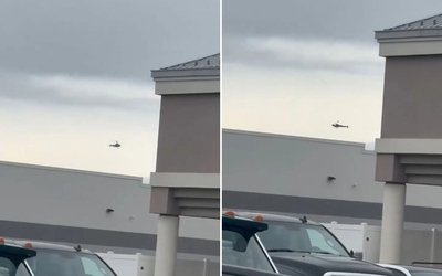 2 trực thăng va chạm rồi rơi xuống đất, một người tử vong