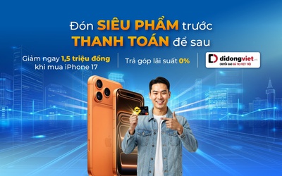 Giảm ngay 1,5 triệu đồng khi mua trả góp iPhone 17 bằng thẻ tín dụng PVcomBank