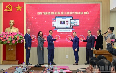 Chính thức khai trương Báo Nhân Dân điện tử tiếng Hàn Quốc