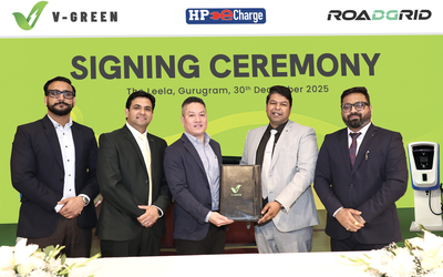 V-GREEN và RoadGrid India công bố hợp tác chiến lược nhằm mở rộng hạ tầng sạc nhanh xe điện trên toàn Ấn Độ