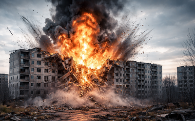 Hỏa lực Nga dội thẳng công sự Ukraine: TOS khai hỏa, bom lượn UMPK khoét sâu phòng tuyến