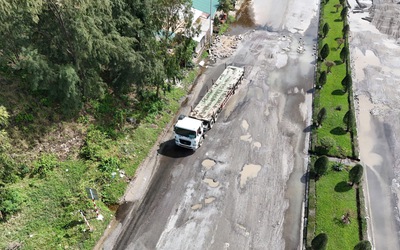 Đường huyết mạch khu kinh tế Dung Quất xuống cấp trầm trọng, dân Quảng Ngãi “nín thở” mỗi lần đi qua