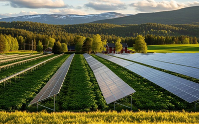 Nhà máy điện mặt trời nông nghiệp 46 MW: Bước ngoặt quan trọng cho quốc gia Bắc Âu