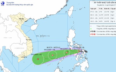 Áp thấp nhiệt hướng đi "lạ thường", diễn biến bất ngờ khi vào Biển Đông