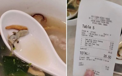 Đang ăn súp, người phụ nữ "tái mặt" khi phát hiện thứ đáng sợ