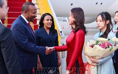 Thủ tướng Ethiopia và Phu nhân đến Hà Nội, bắt đầu thăm chính thức Việt Nam