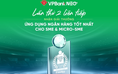 VPBank NEOBiz được Global Banking and Finance Review xướng tên ở giải thưởng danh giá