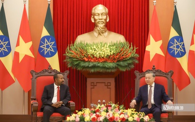 Tổng Bí thư Tô Lâm tiếp Thủ tướng Ethiopia