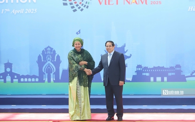 Thủ tướng chủ trì lễ đón chính thức các Trưởng đoàn dự Hội nghị thượng đỉnh P4G
