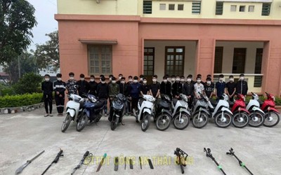 Thái Bình: Khởi tố 22 thanh thiếu niên vì tụ tập gây rối trật