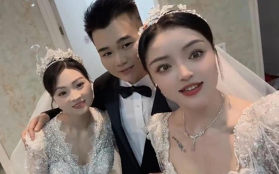 Chú rể làm đám cưới với 2 cô dâu và sự thật bất ngờ phía sau