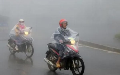 Miền Bắc liên tiếp 2 đợt không khí lạnh "lạ thường", trời chuyển mưa to