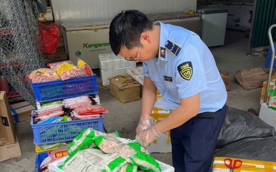 Hà Nội: Tạm giữ hơn 800kg thực phẩm không rõ nguồn gốc