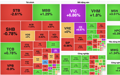 Cổ phiếu "họ" Vin kéo VN-Index tăng sát mốc 1.230 điểm